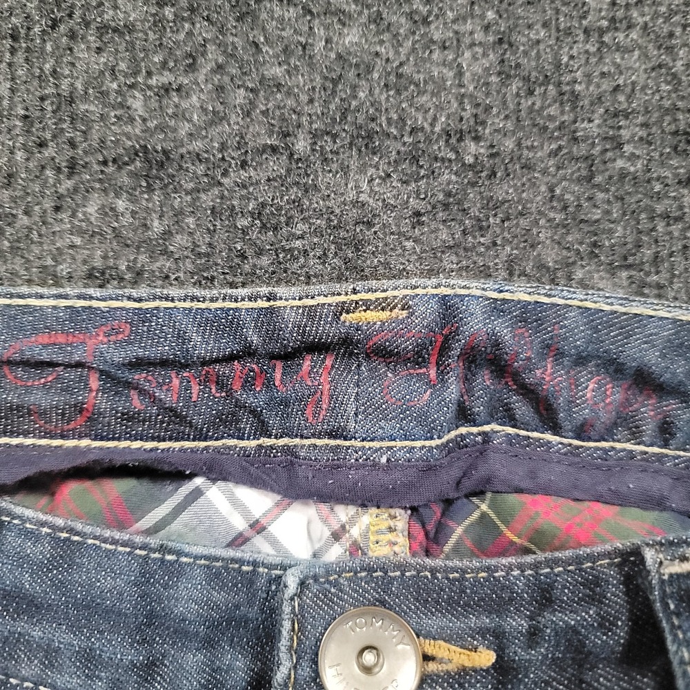 Tommy Hilfiger Women Bootcut Jeans Size 12 Blue Dark Wash Denim - Picture 8 of 12